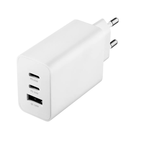 СЗУ ROCKET 2xUSB-C + USB-A Next Pro 65W (RWC511WH65NX-ACC) фото 