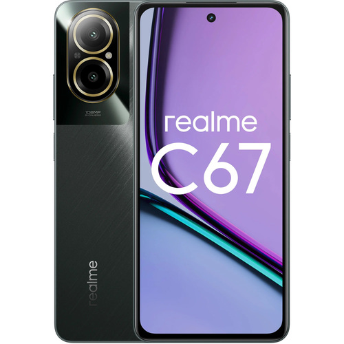 Телефон Realme RMX3890 C67 128Gb Ram 6Gb Black Rock фото 